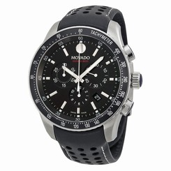 Movado Series 800 Quartz Chronograph Black Dial Mens Watch 2600096 845960040877