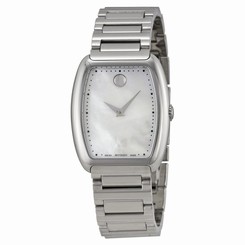 Movado Concerto White Mother of Pearl Stainless Steel Ladies Watch 0606547