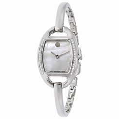 Movado Miri Diamond Mother of Pearl Stainless Steel Ladies Watch 0606607