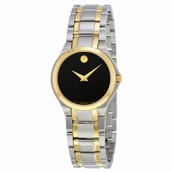 Movado Collection Black Dial Ladies Watch 0606897
