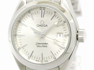 Polished OMEGA Seamaster Aqua Terra Steel Quartz Ladies Watch 2577.30 (BF111814)