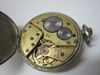 OMEGA pocet VINTAGE USED & OLD WIND WATCH not working used only parts