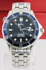 ORIGINAL OMEGA SEAMASTER PROFESSIONAL 2541.80 BOND BLUE MENS QUARTZ STEEL WATCH
