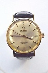 Omega 14K Solid Gold Automatic Seamaster De Ville Gent's Watch