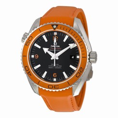 New Omega Mens Planet Ocean Automatic Rubber Strap Watch 232.32.46.21.01.001 7612586218750