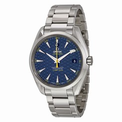 New Omega Aqua Terra Blue Automatic James Bond Mens Watch 231.10.42.21.03.004