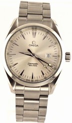 ORIGINAL OMEGA SEAMASTER AQUA TERRA 2517.30 SILVER STEEL SWISS QUARTZ MENS WATCH
