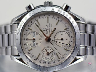 OMEGA SPEEDMASTER AUTOMATIC WATCH, TRIPLE CALENDAR STAINLESS STEEL 3521.30.00