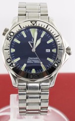 ORIGINAL OMEGA SEAMASTER PROFESSIONAL 2265.80 LARGE ELECTRIC BLUE QUARTZ WATCH