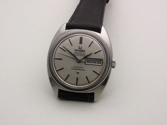 Turler Omega Constellation Day Date Chronometer 168019 cal 751 24 Jewel Steel