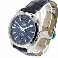NEW OMEGA AQUA TERRA Mens Steel Automatic Day-Date Watch 231.13.42.22.03.001 7612586237997