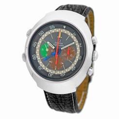 OMEGA Vintage Stainless Flightmaster Chronograph Tropical 145.013 Caliber 910