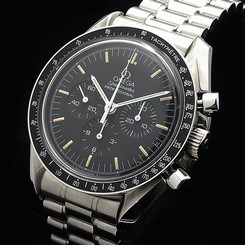 Authentic Omega Speedmaster 1990s SS Manual winding Mens Wristwatch 244