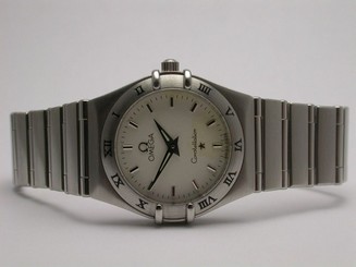 OMEGA CONSTELLATION LADIES QUARTZ STAINLESS STEEL WRISTWATCH