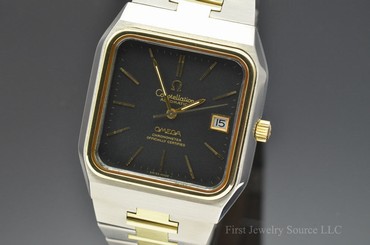 Vintage Mens Omega Constellation Automatic Chronometer Gold & SS Watch 168.0062