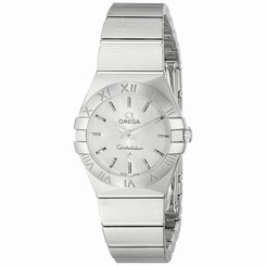 OMEGA WOMEN'S 24MM STEEL BRACELET & CASE SWISS QUARTZ WATCH 12310246002001