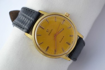 Vintage Omega Geneve Cal.601 Gold Plated Hand Wind Mens Watch 644