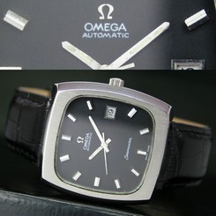 OMEGA Seamaster Cal. 1012 Swiss Made 1984s Automatic Quick Date Steel Mens Watch