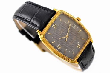 Vintage Omega Seamaster Cal.1420 Gold Plated Quartz Midsize Dress Watch 1157