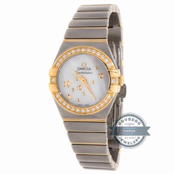 Omega Constellation 123.25.24.60.05.001 Quartz Steel Gold Ladies Bracelet Watch 7612586232992