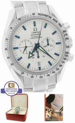 Omega Speedmaster Broad Arrow Chronograph 3551.20 3551.20.00 Auto Blue Watch