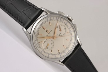 Omega vintage chronograph Medical! Steel case ref. 2463. Omega 320 movement!