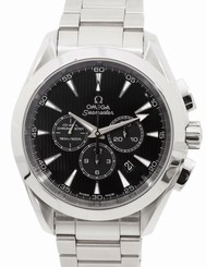 Omega Aqua Terra Chrono Auto Date Steel Bracelet Mens Watch 231.10.44.50.01.001