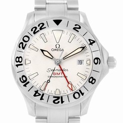 Omega Seamaster GMT Great White Mens Watch 2538.20.00