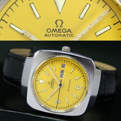 OMEGA Seamaster 1022 Swiss Vintage 1973s Automatic Day Date Mens Watch Uhr