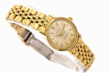 Vintage Omega Seamaster De Ville Cal.630 Gold Plated Ladies Hand Wind Watch 1226