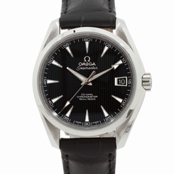 Omega Seamaster Aqua Terra Auto Date Black Strap Mens Watch 231.13.39.21.01.001 7612586220128