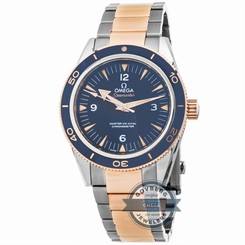 Omega Seamaster 300 233.60.41.21.03.001 Auto Titanium Gold Mens Bracelet Watch