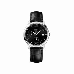 OMEGA MEN'S ALLIGATOR LEATHER BAND STEEL CASE AUTOMATIC WATCH 42413402101001