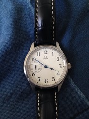Omega Custom Watch Cal.960 Movement 44mm Blue Hands