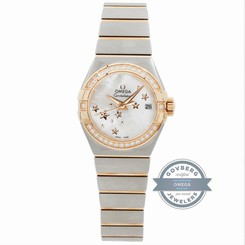 Omega Constellation 123.25.27.20.05.002 Auto Steel Gold Diamond MOP Ladies Watch 7612586232930