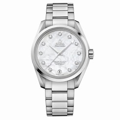 NEW Omega Aqua Terra 150 M Ladies Automatic Diamonds Watch 231.10.39.21.55.002