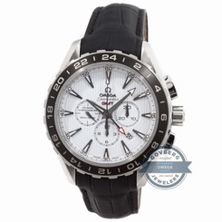 Omega Seamaster Aqua Terra GMT Chrono 231.13.44.52.04.001 Auto Steel Mens Watch 7612586214608