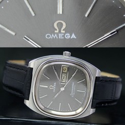 1979s Vintage OMEGA Seamaster 1020 Automatic Quick Day Date Steel Mens Watch Uhr