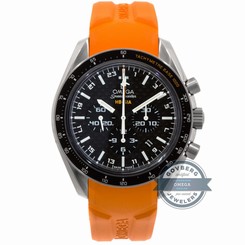 Omega Speedmaster HB-SIA GMT Titanium Automatic Strap Watch 321.92.44.52.01.003