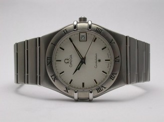 OMEGA CONSTELLATION STAINLESS STEEL MENS QUARTZ WATCH 1512.30 SILVER DIAL