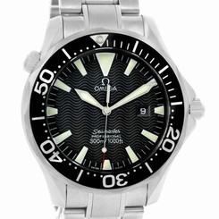  Omega Seamaster 300m Black Wave Dial Stainless Steel Watch 2264.50.00