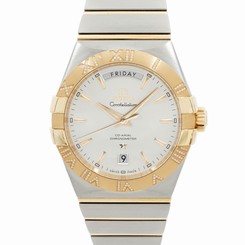 Omega Constellation Auto Date 38mm Yellow Gold Mens Watch 123.25.38.22.02.002 7612586236662