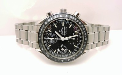 Omega Speedmaster Triple Calendar Chronograph Stainless SS 39mm Ref. 3520.50.00