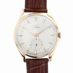 Vintage Omega Seamaster Silver Dial 18K Rose Gold 36mm Ref 2620 OFFER NOW!