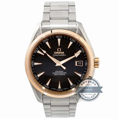Omega Seamaster Aqua Terra 231.20.42.21.06.002 Auto Steel Rose Gold Mens Watch 7612586232060
