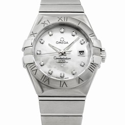 Omega Constellation Co-Axial Auto 31mm MOP Women's Watch 123.10.31.20.55.001 785449072787