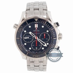 Omega Seamaster Diver Chronograph Auto Steel Bracelet Watch 212.30.44.50.03.001 7612586239267