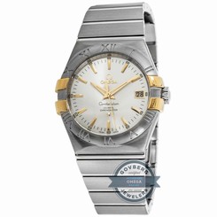 Omega Constellation 123.20.35.20.02.004 Auto 35mm Steel Gold Mens Bracelet Watch 7612586236716