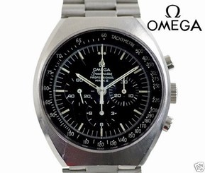 Auth OMEGA "Speedmaster Mark II" Antique Cal.861 SS Hand-winding, Men's watch