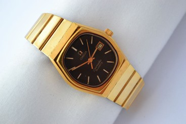 Vintage Omega Seamaster Cal.1360 Gold Plated Quartz Ladies Petite Watch 714